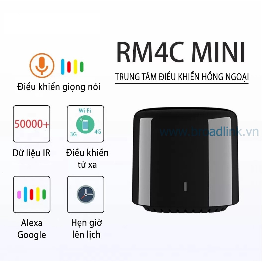 Bestcon mini Broadlink rm4c ตัวควบคุมอินฟราเรด พัดลมทีวี รีโมทคอนโทรลเครื่องปรับอากาศ สั่งงานด้วยเสี