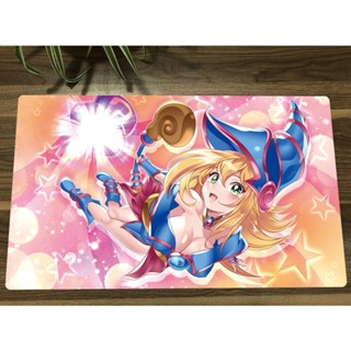 Yu-gi-oh! Ygo Playmat Dark Magician Girl TCG CCG แผ่นรองเมาส์ สําหรับเล่นเกมเทรดการ์ด