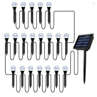 ชุดสายไฟ Led IP65 พลังงานแสงอาทิตย์ กันน้ํา สําหรับตกแต่งสวน สนามหญ้า ทางเดิน