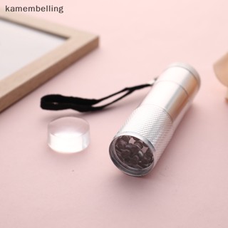 Kamembelling ไฟฉาย UV Mini พร้อมตัวปั๊มซิลิโคน แบบพกพา โคมไฟทําเล็บ LED แบบพกพา EN