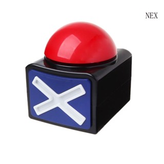 Nex เกมตอบโจทย์ Buzzer ปุ่มสัญญาณเตือน พร้อมไฟเสียง Trivia Quiz Got Talent Buzzer