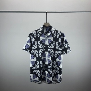 SS5A Chrome Hearts 2023 Summer new full print mens short-sleeved shirt