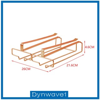 [Dynwave1] ที่แขวนแว่นตา แบบเหล็ก 2 แถว สําหรับคาเฟ่ บาร์