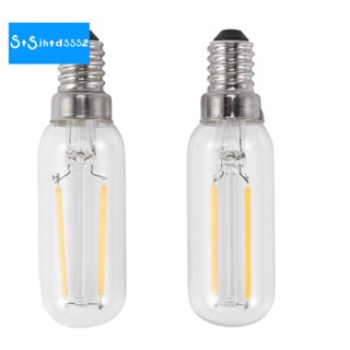 หลอดไฟ LED E14 3W สีขาวอบอุ่น สําหรับหม้อหุงข้าว 2 ชิ้น