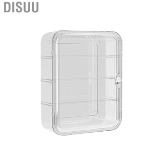 Disuu Multifunctional Storage Box  Full Transparent Wall Hanging Water Proof PET for Toys