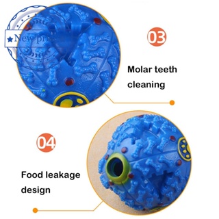 ของเล่นลูกบอลอาหาร ทนต่อการกัด หลากสี สําหรับสัตว์เลี้ยง สุนัข ขนาด E7M2