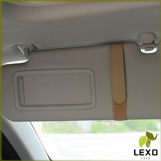 LEXO ที่ใส่บัตรในรถ เสียบปากกา ใส่บัตรหลายช่อง ติดที่บังแดด ออกแบบเรียบหรู Sun visor storage clip