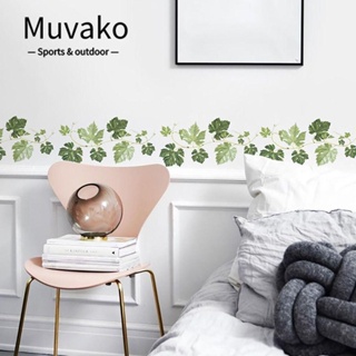 Muvako สติกเกอร์ติดผนัง มีกาวในตัว ใช้ซ้ําได้ สําหรับตกแต่งห้องนอนเด็ก