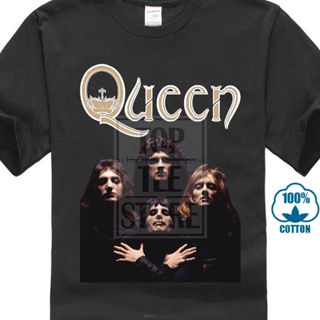 เสื้อยืด พิมพ์ลาย Queen Ii Bohemian Rhapsody Freddie Mercury Brian May Rock สีดํา แฟชั่นฤดูร้อน สําหรับผู้ชาย XS-4XL-5XL-6XL