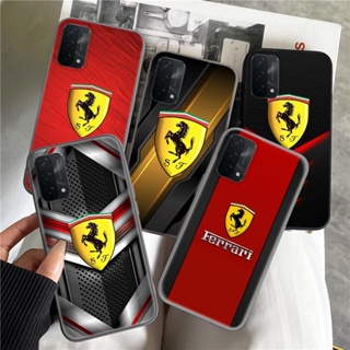 เคสโทรศัพท์มือถือแบบนิ่ม ลายโลโก้ ferrari Y211 สําหรับ OPPO Reno 6 Pro Plus 4Z A92S 6Z 7 R9S A96