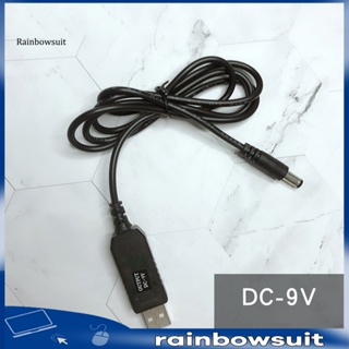 [RB] สายเคเบิลอะแดปเตอร์แปลง USB DC 5V เป็น 5V 9V 12V 5.5x2.1 มม. ตัวผู้ PVC สําหรับเราเตอร์