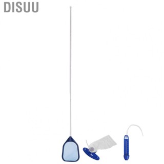 Disuu Swimming Pool Cleaner Kit Suction Head Leaf Rake Net  Set Cleaning G