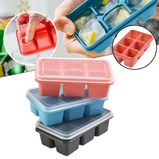 【COLORFUL】Ice Cube Mold Ice Maker Infants Kitchen Made DIY Large Size PP+Silicone