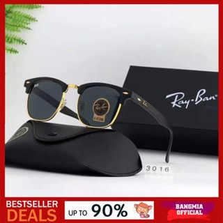 ใหม่ ของแท้ 100% RB 3016 RayBan แว่นตากันแดด Justin สไตล์เรโทร สําหรับผู้ชาย ผู้หญิง