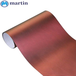 MARTIN สติกเกอร์ฟอยล์ คาร์บอนไฟเบอร์ 3D สําหรับติดตกแต่งภายในรถยนต์