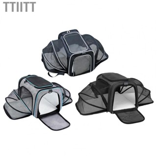 Ttiitt Carrier  Breathable Mesh Large Space Pet Travel for Outdoor