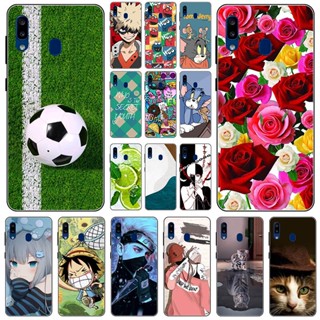 เคสซิลิโคนนิ่ม ลายฟุตบอลน่ารัก สําหรับ Samsung Galaxy A20 A205 M10S A20E A202 Galaxy A20S A207