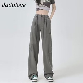 DaDulove💕 New American Ins High Street Thin Casual Pants Niche High Waist Loose Wide Leg Pants Large Size Trousers