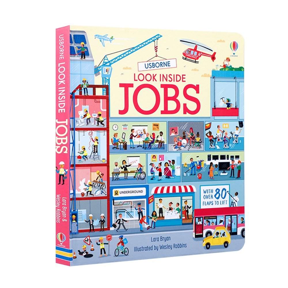 ⚡️พร้อมส่ง⚡️Usborne Look Inside Jobs [Children Educational Book]
