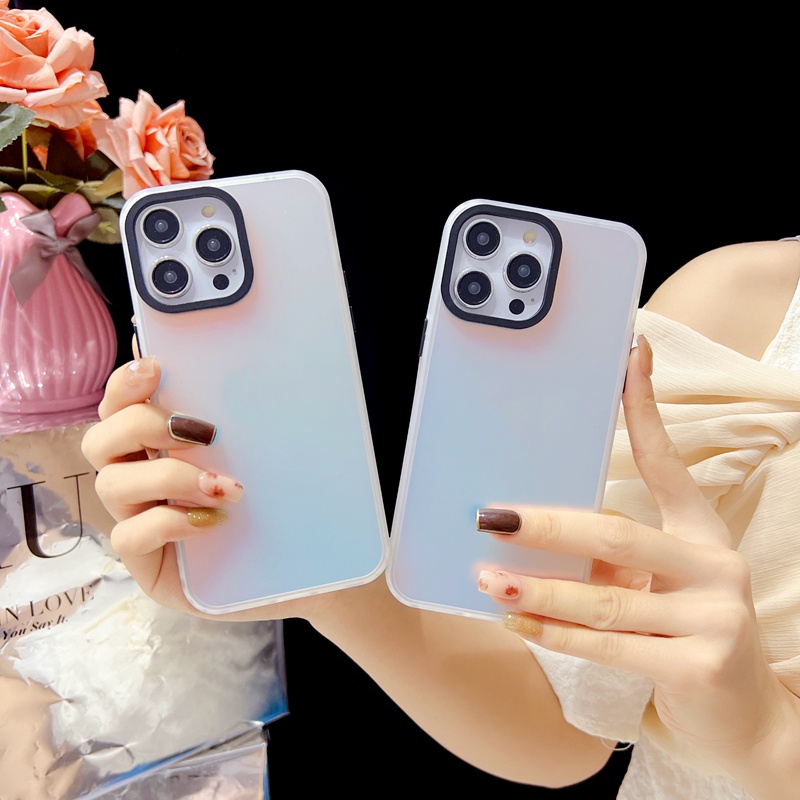 เคสโทรศัพท์มือถือ เปลี่ยนสีได้ สีรุ้ง สําหรับ Samsung A55 A35 A05 A54 5G A34 A24 A14 4G A04e A04s A73 A53 A33 A23 A13 4G A03s A03 A52s A72 A52 A32 A22 A12 A02s
