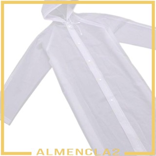 [Almencla2] เสื้อแจ็กเก็ตกันฝน มีฮู้ด ทรงยาว สําหรับเด็ก และผู้ใหญ่ เหมาะกับการเดินทาง ตกปลา กิจกรรมกลางแจ้ง