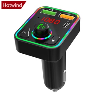 Hotwind PDF3 เครื่องเล่น MP3 บลูทูธไร้สาย 5.0 FM แฮนด์ฟรี USB C J1L1