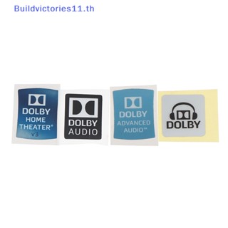 Buildvictories11 สติกเกอร์ฉลากเสียง Dolby Surround สําหรับตกแต่งแล็ปท็อป DIY TH