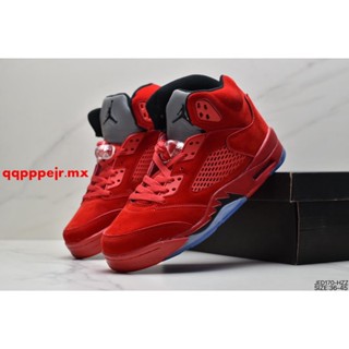 Air Jordan 5 Retro AJ5 รองเท้าบาสเก็ตบอล ทรงสูง a8