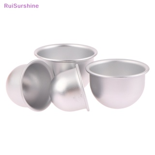 Ruisurshine ใหม่ แม่พิมพ์เค้กอลูมิเนียมอัลลอยด์ รูปครึ่งวงกลมลึก สําหรับตกแต่งเค้ก 1 ชิ้น