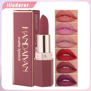 Handaiyan Lipstik Matte Makeup Lipmatte Long-last Waterproof Mirror Light Velvet Water Gloss Lip Mud Non-fading Non-stick Cup HO