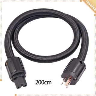 [Reyalxa] สายเคเบิลเสียง HiFi ตัวผู้ เป็นตัวเมีย ทองแดง 1/2/3 เมตร 12AWG HiFi แบบเปลี่ยน