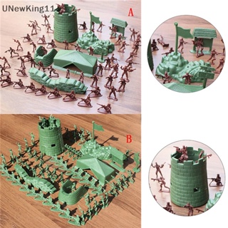 Unewking ฟิกเกอร์ทหาร แบบพลาสติก 4 ซม. 100 ชิ้น
 Th