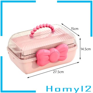 [HOMYL2] กล่องเก็บเครื่องประดับผม ปิ่นปักผม น่ารัก สําหรับเด็กผู้หญิง