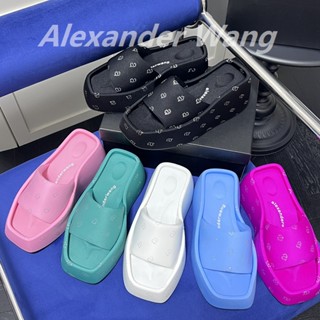 รองเท้าแตะมัฟฟินพื้นหนา6ซม.ด้านหลัง10ซม.34-41สําหรับผู้หญิง