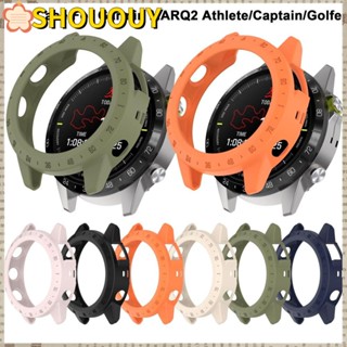 SHOUOUY เคสกรอบกันชน อุปกรณ์เสริม สําหรับ Garmin MARQ 2 Athlete Captain Golf