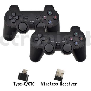 เกมแพดไร้สาย 2.4G สําหรับ Android 2.3 Smartphone TV Box PC Windows 7 8 98 2000 Game Joystick