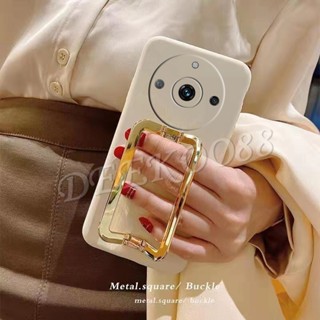 พร้อมส่ง เคสโทรศัพท์มือถือ ซิลิโคนนิ่ม พร้อมแหวนขาตั้งโลหะ สําหรับ Realme 11 Pro+ 11 Pro 11 4G C53 2023 11 Pro Plus