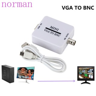 อะแดปเตอร์แปลงวิดีโอ Mini HD VGA เป็น BNC VGA เป็น BNC ติดตั้งง่าย สําหรับโฮมเธียเตอร์