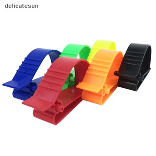 Delicatesun 1 ชิ้น al ที่หนีบหมวกกันน็อคนิรภัย พวงกุญแจ คลิปหมวกกันน็อค คลิปดี