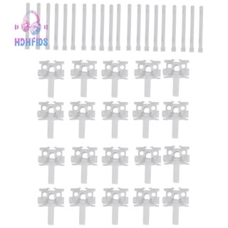 ชุดอะไหล่ซ่อมแซมมู่ลี่ แนวตั้ง สีขาว แบบเปลี่ยน 20 ชิ้น