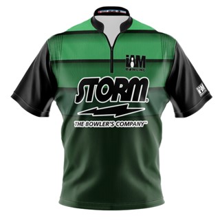 Storm DS เสื้อโปโล แขนสั้น พิมพ์ลายโบว์ลิ่ง 2105-ST 3D