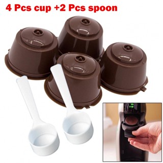 แคปซูลกาแฟ แบบเติมได้ ใช้ซ้ําได้ สําหรับ Dolce Gusto Pods 2 ชุด