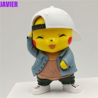 JAVIER โมเดลฟิกเกอร์ Pokemon Pikachu ขนาด 8 ซม. ของเล่นสําหรับเด็ก