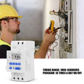 【VARSTR】TM919A Electronic Time Relay 16A Capacity 7 Day Weekly Programmable for Home Use