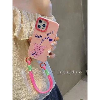 ใหม่ เคสโทรศัพท์มือถือ กันกระแทก ลายกราฟฟิตี้แมวน่ารัก พร้อมสายคล้อง สําหรับ Apple Iphone 14promax 13 11 14pro 13pro 14