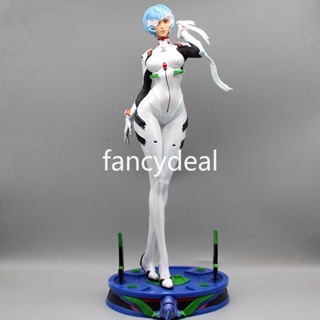 Gk โมเดลฟิกเกอร์ PVC อนิเมะ Neon Genesis Evangelion Ayanami Rei ขนาด 48 ซม. ของเล่นสําหรับเด็ก