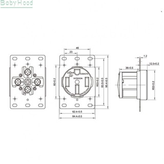 【Big Discounts】Straight Plug Female Industrial NEMA 14-50R Nylon Power Range Self-Grounded#BBHOOD