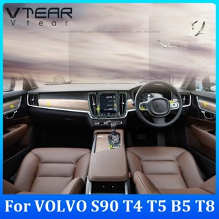 Vtear ฟิล์ม TPU นิ่ม แบบใส ป้องกันพวงมาลัยรถยนต์ สําหรับ Volvo S90 T4 T5 B5 T8 2016-2023