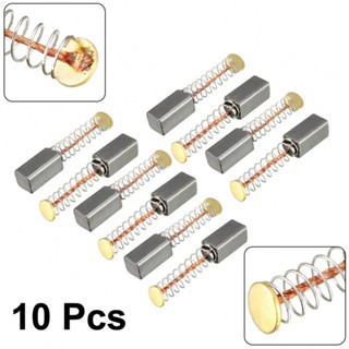 แปรงคาร์บอน 10x5x5 มม. 10 ชิ้น สําหรับมอเตอร์ไฟฟ้า คุณภาพสูง 10 ชิ้น