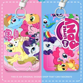 พวงกุญแจ ลาย My Little Pony พร้อมสายคล้อง สําหรับนักเรียน [ZK]